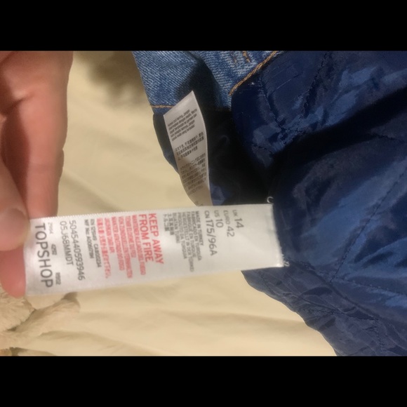Topshop denim trucker jacket - Picture 2 of 2